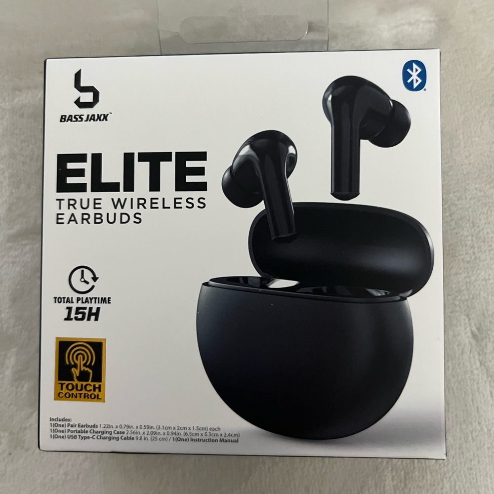 Bass Jaxx Bluetooth Wireless Earbuds